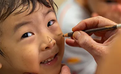 Imagem representativa do Kindergarten. A imagem exibe alunos e o ambiente do Kindergarten no colégio Humboldt