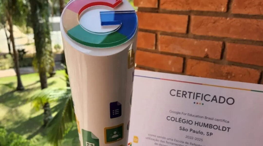 Colégio paulistano recebe selo de Escola de Referência Google For Education